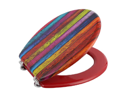 UV模压印花地板纹理马桶座圈