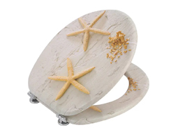 MDF热带风印花马桶座圈